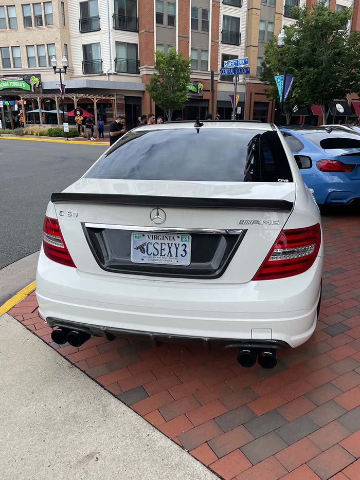 CSEXY3 vanity license plate