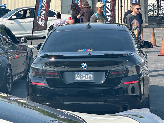 SSEXXYY vanity license plate meaning Sexy!