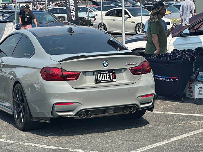 QUIET vanity license plate