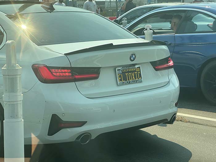 ELTOXIC vanity license plate meaning The Toxic