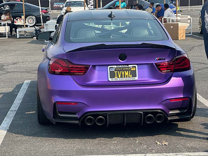 IVYM4 vanity license plate meaning Ivy (BMW) M4