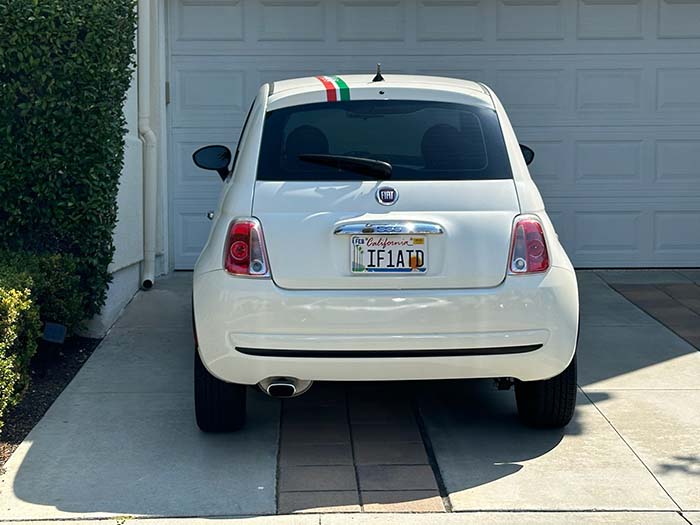 IF1ATED vanity license plate