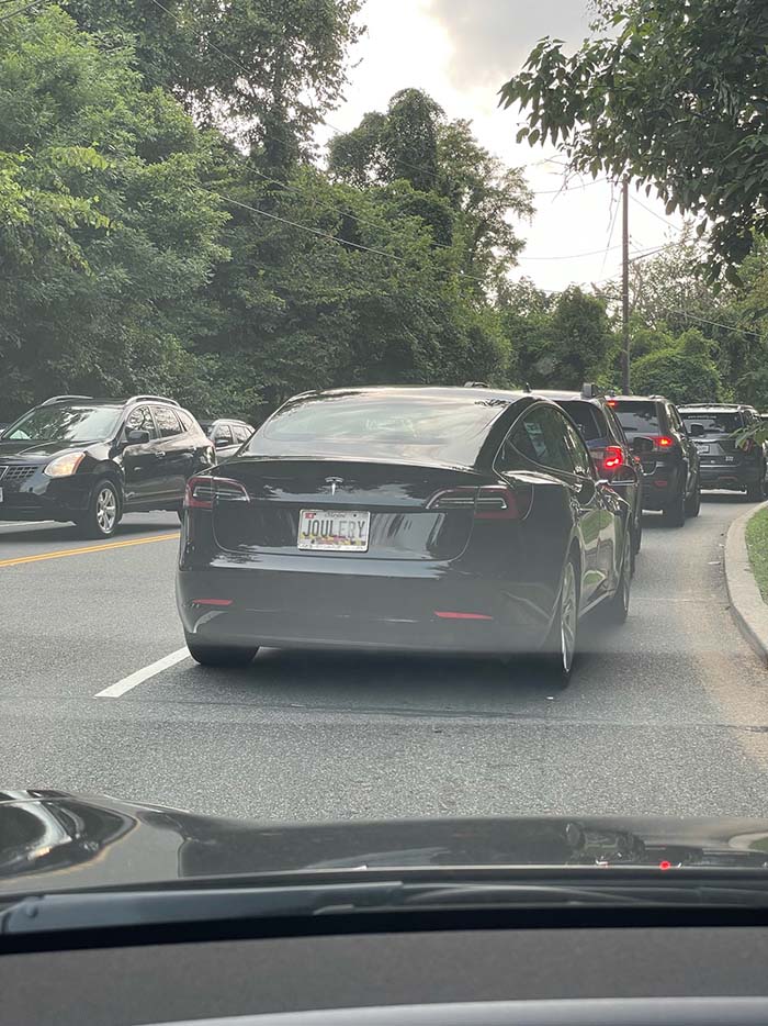 JOULERY vanity license plate