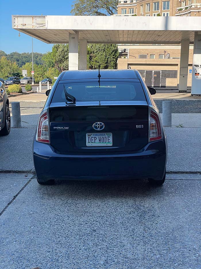 DEPMODE vanity license plate meaning Depeche Mode