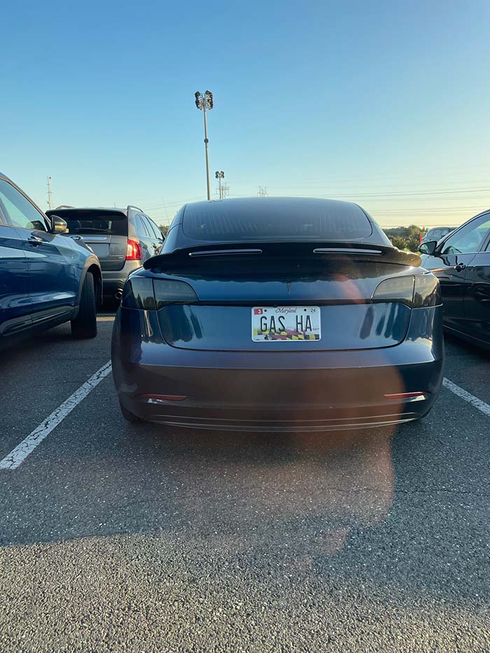 GASHA vanity license plate