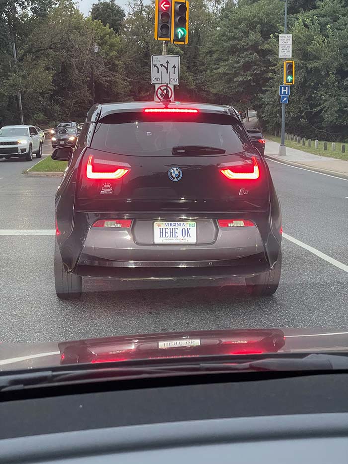 HEHEOK vanity license plate meaning hehe OK