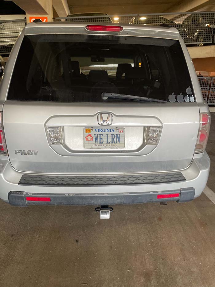 WELRN vanity license plate
