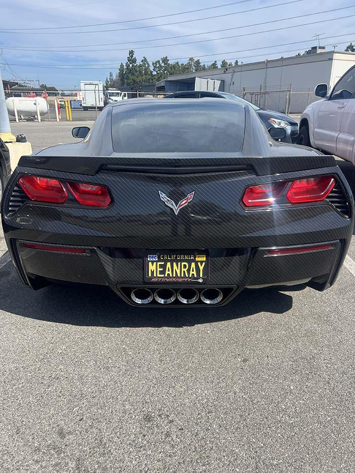 MEANRAY vanity license plate