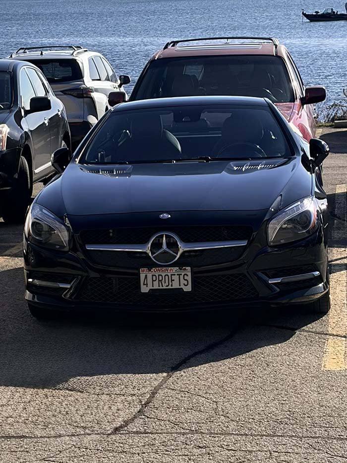 4PROFTS vanity license plate