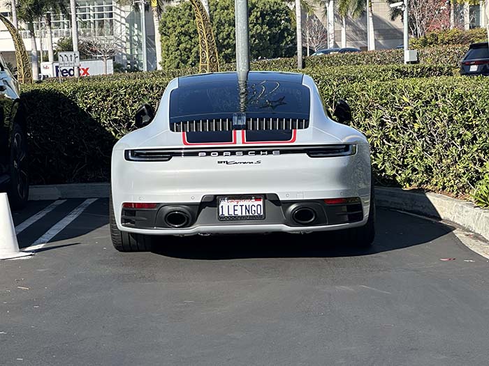 1LETNGO vanity license plate meaning 1 Lettin' Go