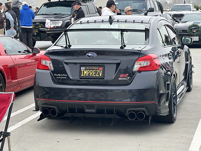 IMPREZV vanity license plate