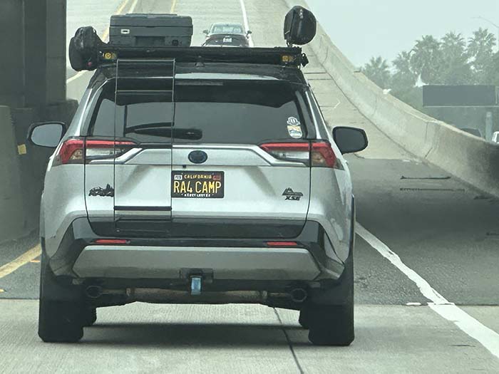RA4CAMP vanity license plate
