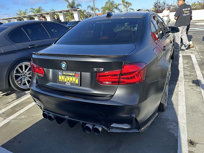 MMWMMMW vanity license plate meaning mmwmmmw