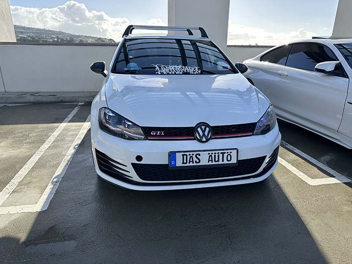 DASAUTO vanity license plate meaning The Car