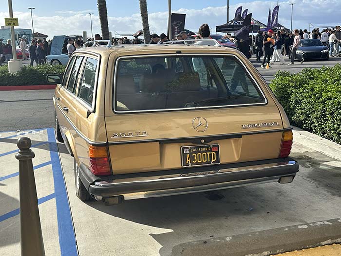 A300TD vanity license plate meaning A (Mercedes Benz) 300TD