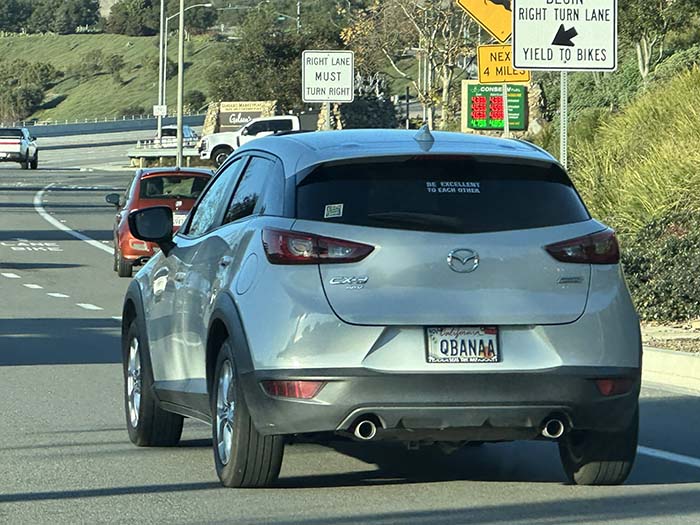QBANAA vanity license plate