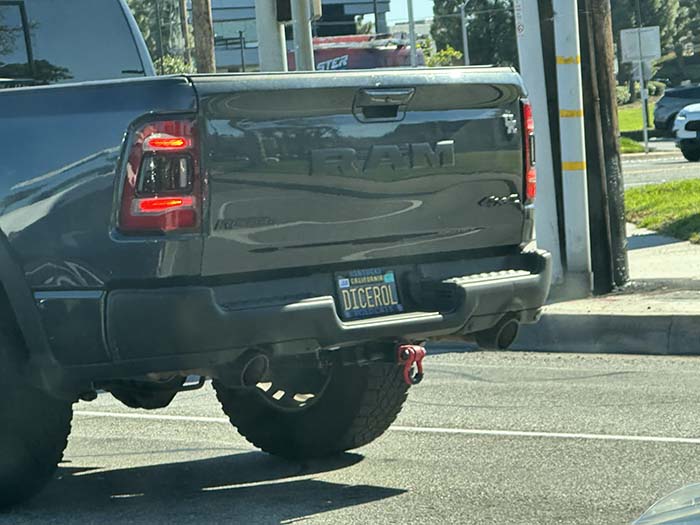 DICEROL vanity license plate