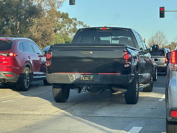 PASALTY vanity license plate meaning Pennsylvania Salty