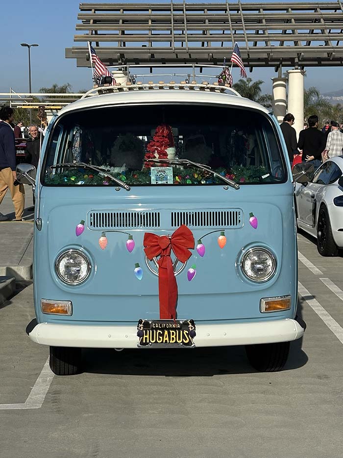HUGABUS vanity license plate meaning Hug a Bus
