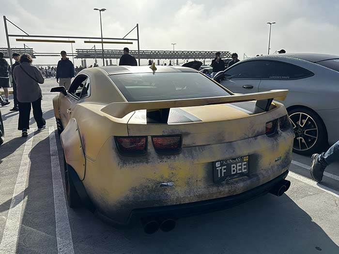 TFBEE vanity license plate meaning Transformers Bumblebee