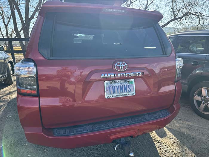 TWYNNS vanity license plate