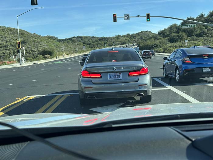AOKCAR vanity license plate