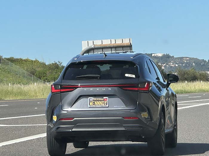 WENNNDY vanity license plate