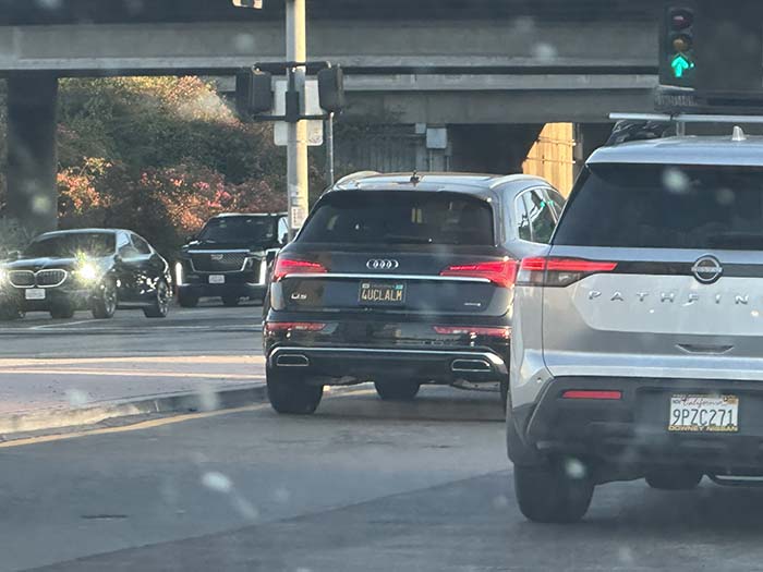 4UCLALM vanity license plate