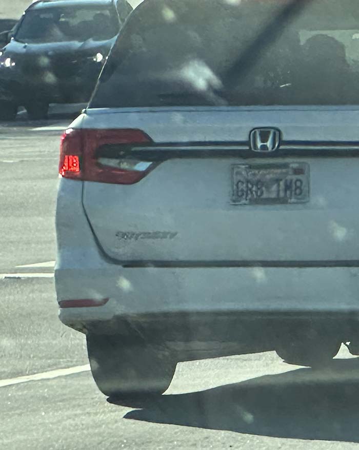 GRTM8 vanity license plate