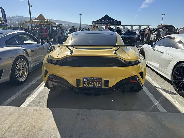 2023V12 vanity license plate meaning 2023 (Astin Martin Vantage) V12 (engine)