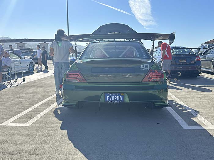 EVO2H8 vanity license plate