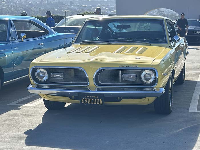 69BCUDA vanity license plate meaning 1969 (Plymouth) Baracuda