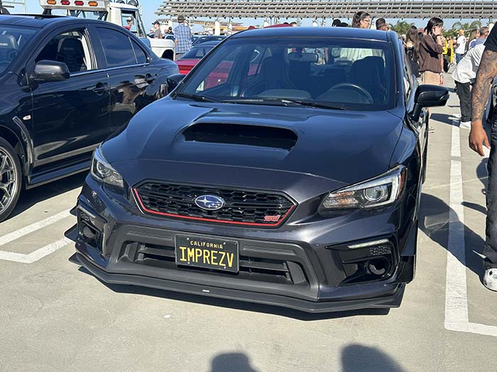 IMPREZV vanity license plate