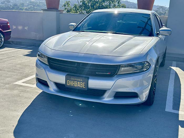 OHHBABE vanity license plate