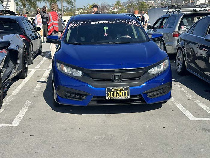 XCUZMII vanity license plate