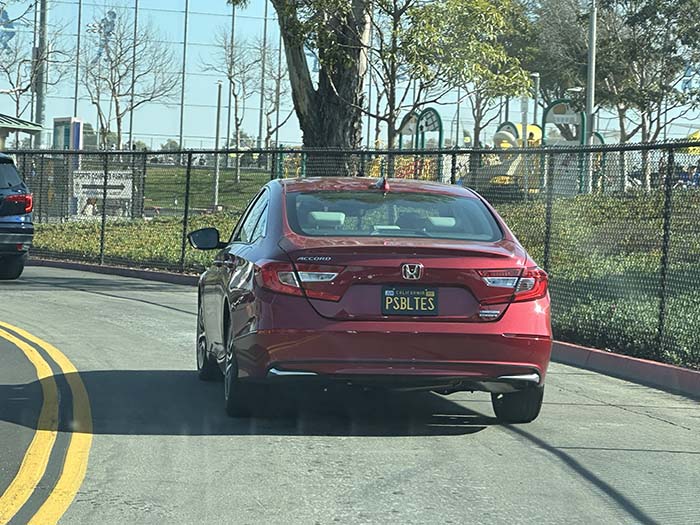 PSBLTES vanity license plate