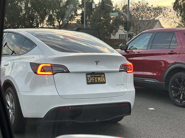 SPFXMAN vanity license plate