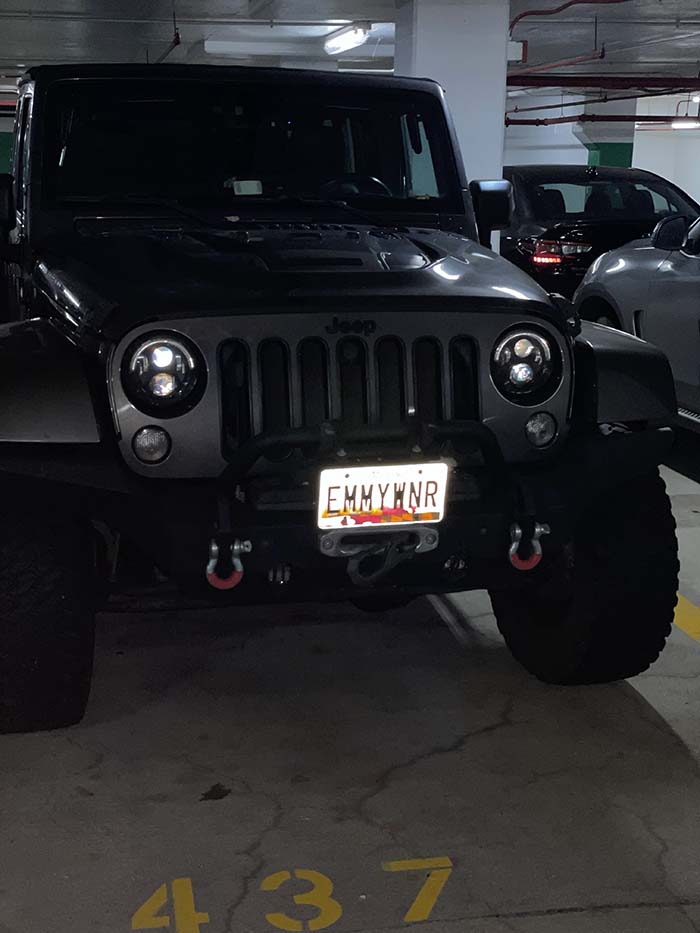 EMMYWNR vanity license plate