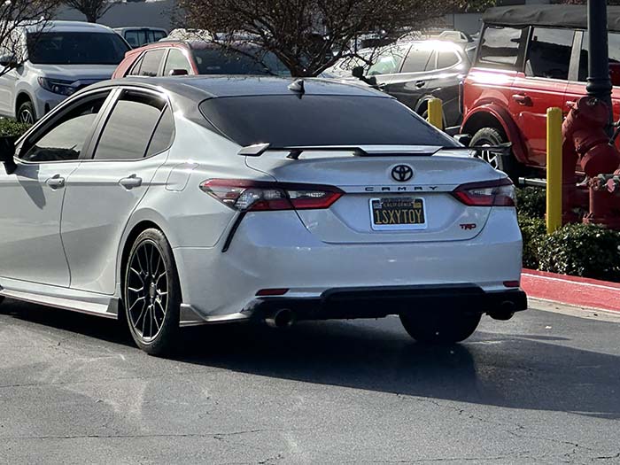 1SXYTOY vanity license plate