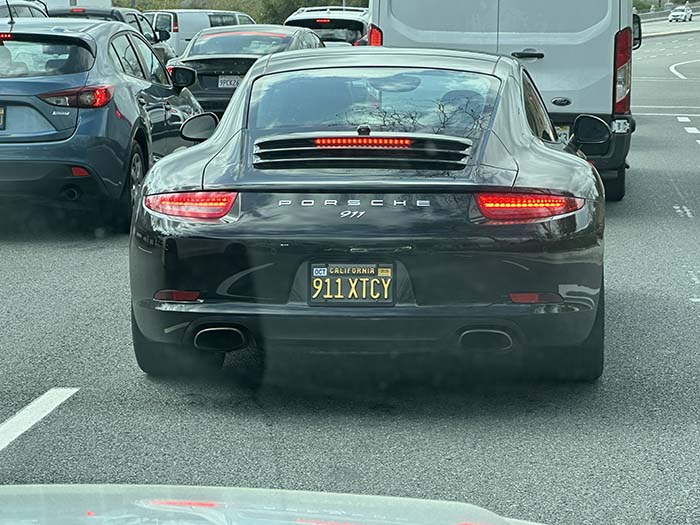 911XTCY vanity license plate meaning (Porsche) 911 Ecstasy