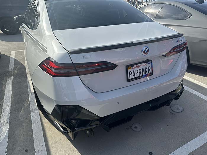 PAPRMKR vanity license plate