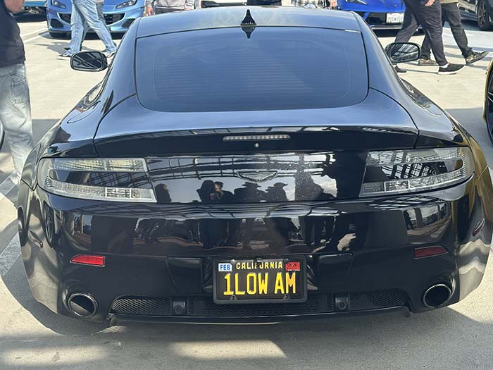 1LOWAM vanity license plate meaning One Low Aston Martin