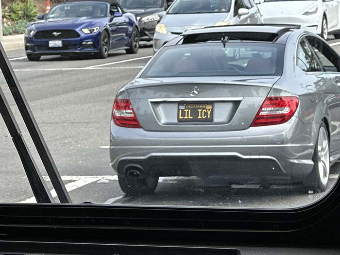 LIL ICY vanity license plate