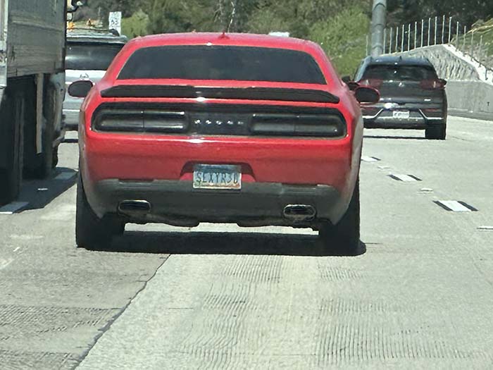 SEXYR3D vanity license plate