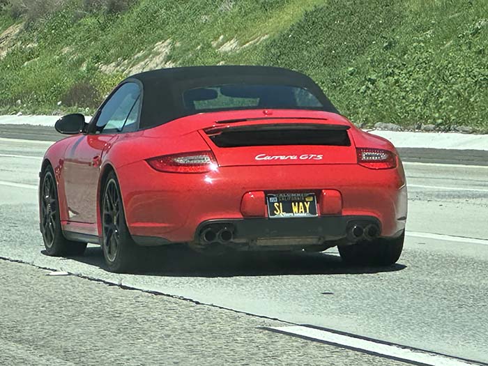 SLWAY vanity license plate meaning Slow Way