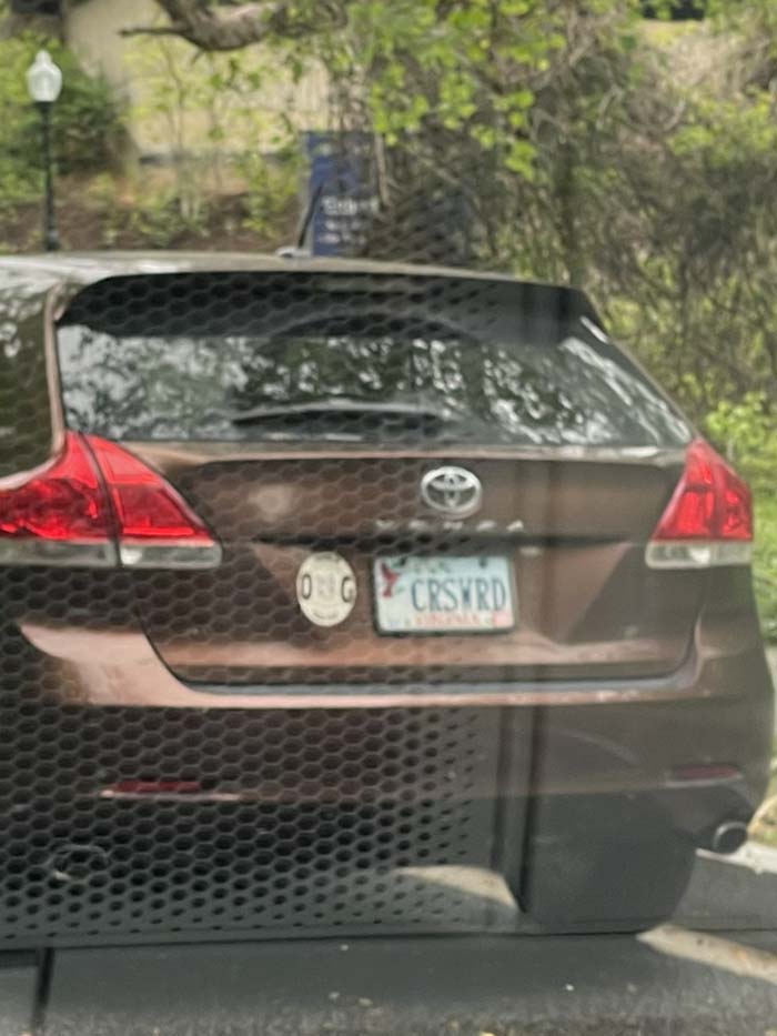 CRSWRD vanity license plate