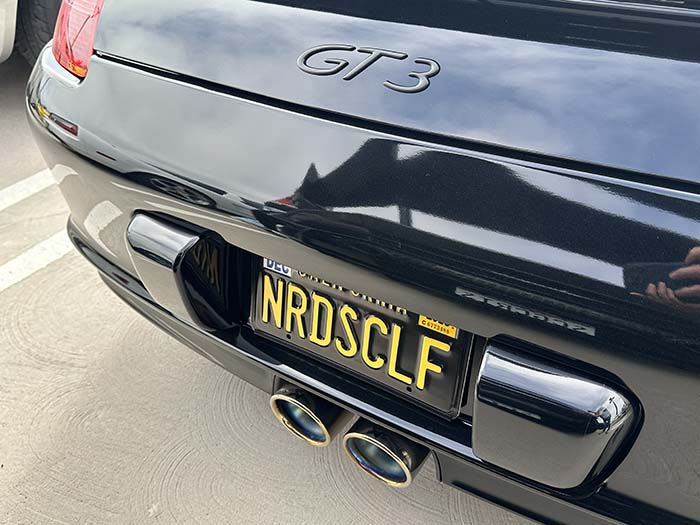 NRDSCLF vanity license plate meaning Nerdy SoCal Life