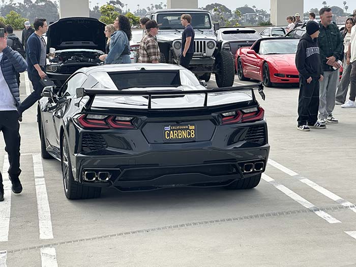 CARBNC8 vanity license plate meaning Carbon (Corvette chassis code) C8
