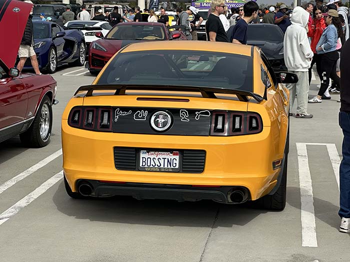 BOSSTNG vanity license plate