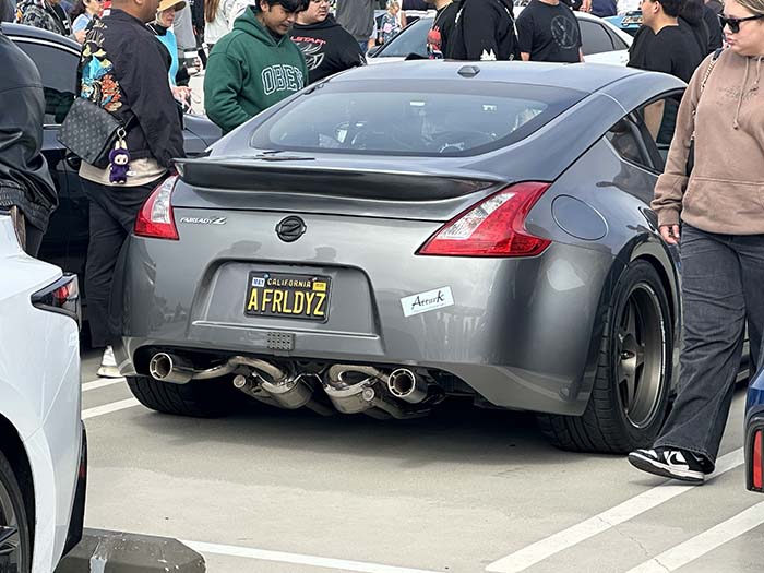 AFRLDYZ vanity license plate